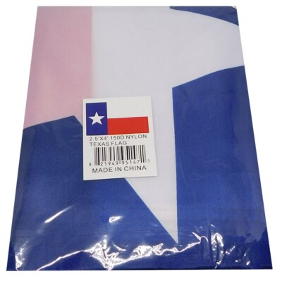 Texas State Flag 3x5 Ft Premium MADE IN A Embroidered Sewn Heavy - Foto 6