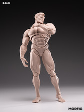 INART 1/12 Blank Male Body White Custom Action Figure Queen Studios MORFIG