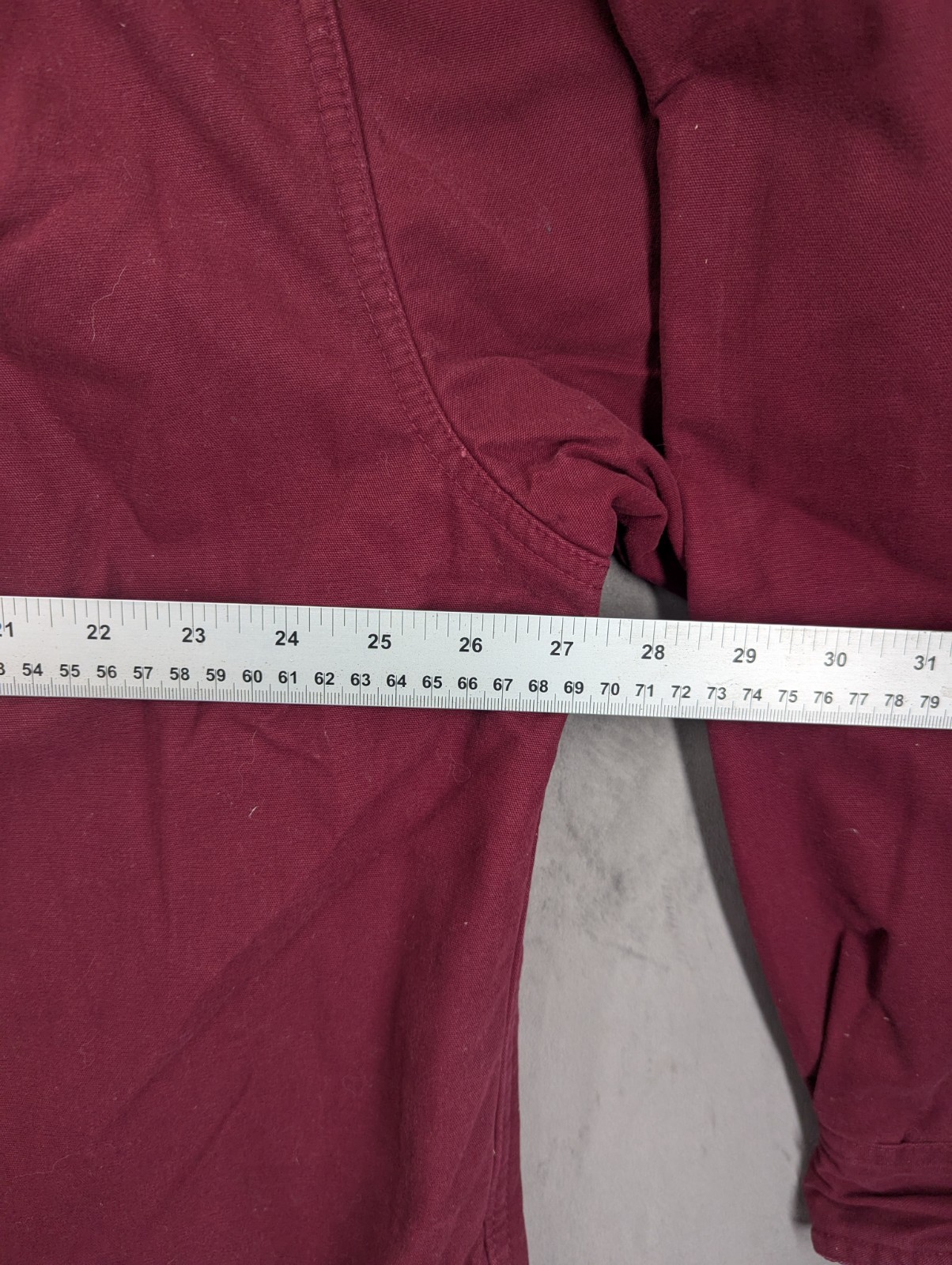 Faded Glory Fleece Lined Shirt Jacket Size XL Oversized Fit Nylon Lined Sleeves image 7