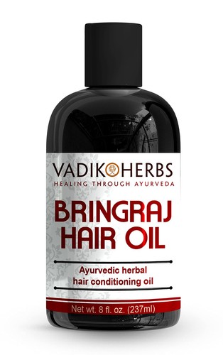 Bringraj (Bhringraj) Hair Growth and Conditioning Oil with Rosemary (8 oz) - ...