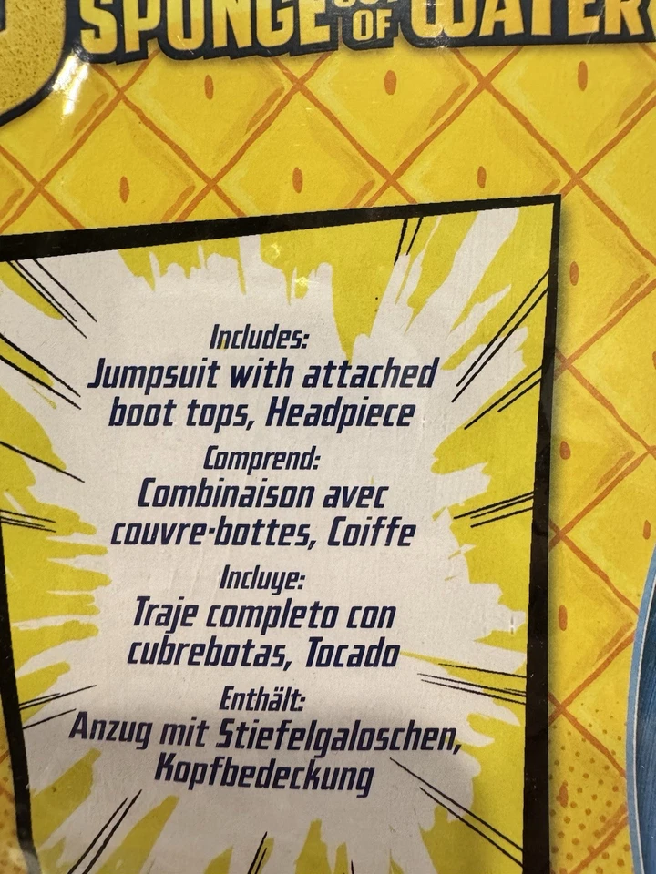 Disfraz Rubíes Bob Esponja Sr. Superawesomeness Niño Talla Pequeña 4-6 Foto 2 de 3