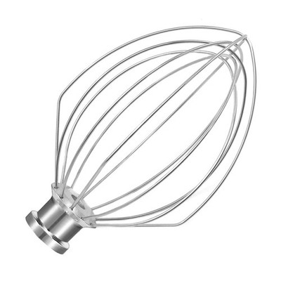 K5A Stainless Steel Whisk for KitchenAid 5 Qt Bowl-Lift Stand Mixer, 6 Wire... 