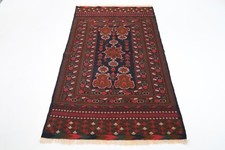 Tappeto da camera da letto 4x6 piedi tribale Sumak Kilim area lana afgano...