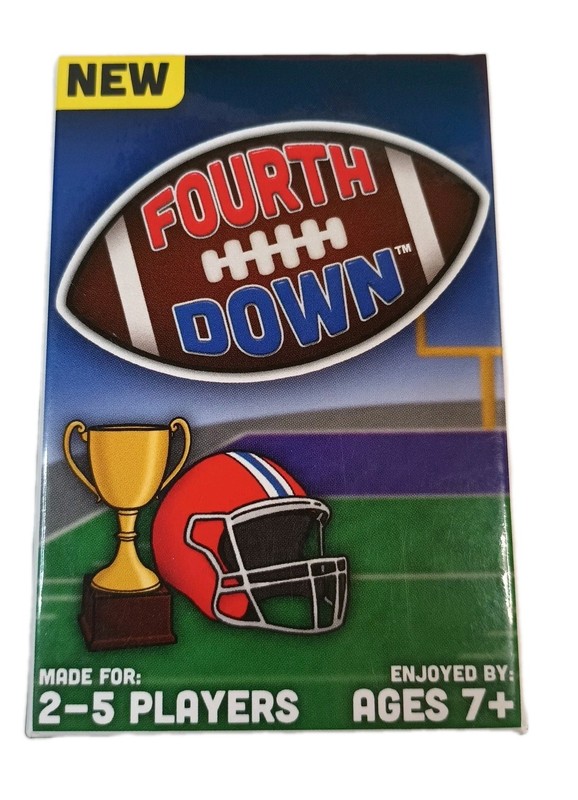 Fourth Down Card Game 2-5 Players Ages 7+ Brokli 2023  Open Box Complete
