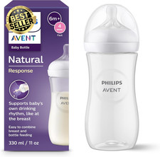 Philips  Natural Response Baby Bottle, 330Ml, 1-Pack, SCY906/01