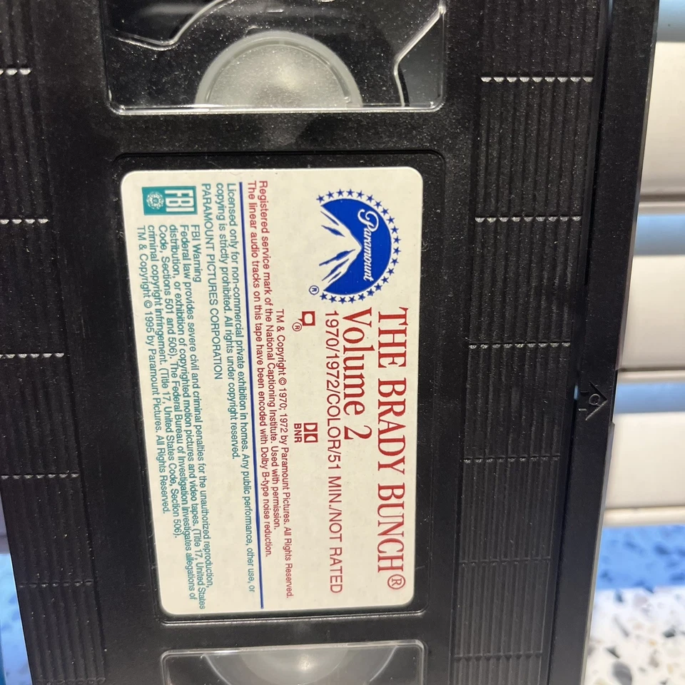 Brady Bunch Vol. 2 The Tattletale / Law & Disorder VHS 1995 V11 Foto 4 de 4