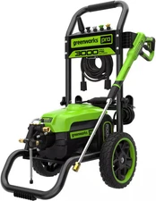 Greenworks - 3000 PSI Electric Pressure Washer up to 2.0 GPM - Green