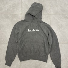 VINTAGE FACEBOOK PRO-WEAVE PULLOVER HOODIE SIZE SMALL