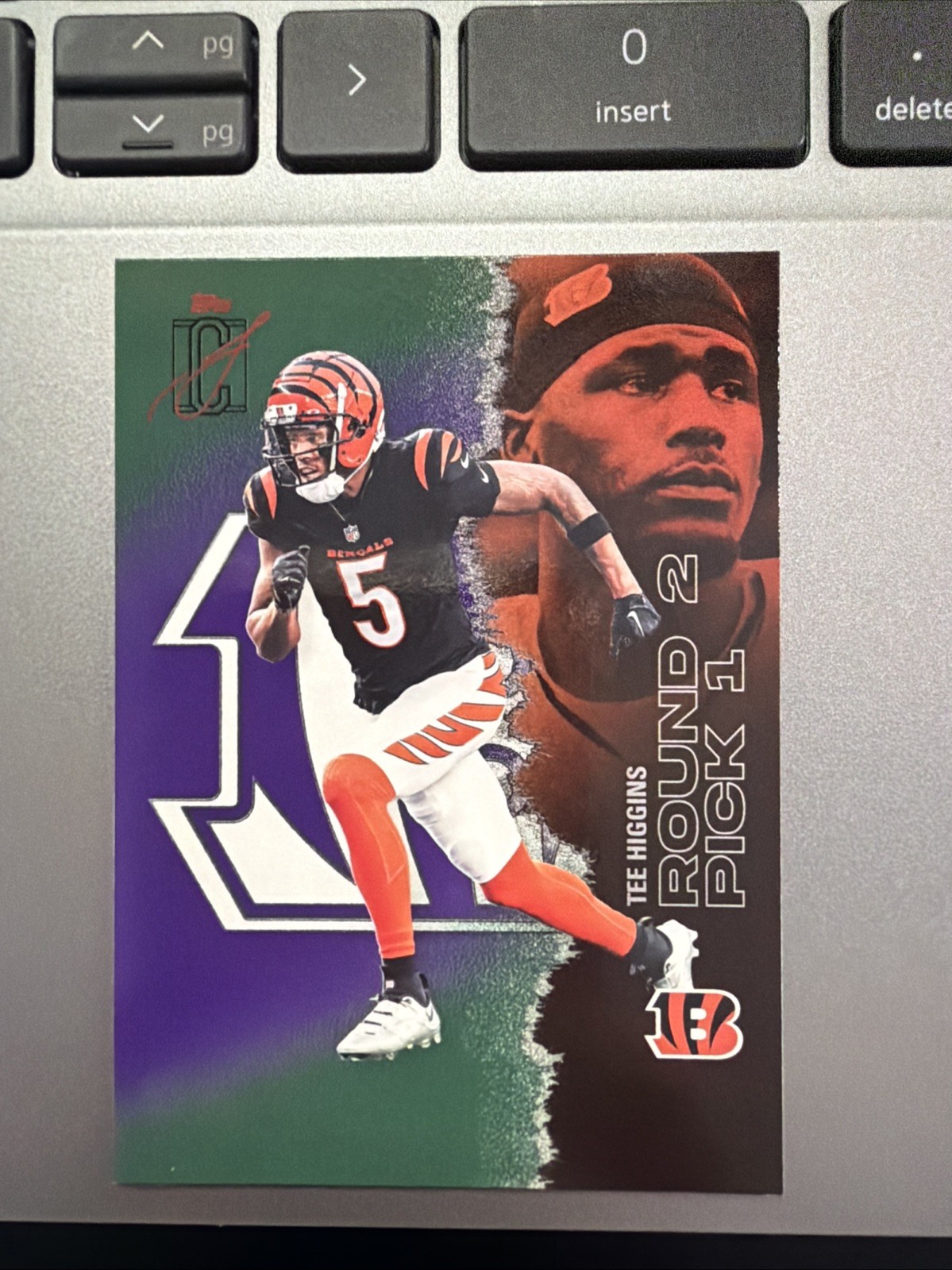 2025 Topps Signature Class Tee Higgins #69 Green & Purple
