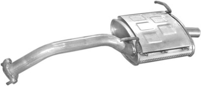 POLMO Endschalldämpfer Auspuff für Daihatsu Charade III G100 G101 G102