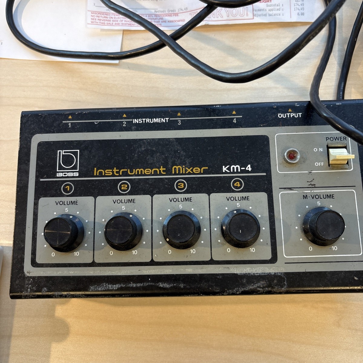 Roland BOSS KM-4 Instrument Mixer Vintage Tested | eBay