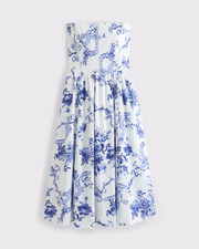 NWT Abercrombie & Fitch Bra-Free Dipped Waist Midi Dress