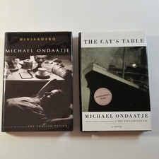 Product Image: Michael Ondaatje SIGNED 2 Book Lot: Divisadero & Cat's Table 1st Edition/1st Pr