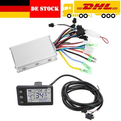 E-Bike Scooter 36V/48V 250W/350W Brushless Controller & S866 LCD Display Panel
