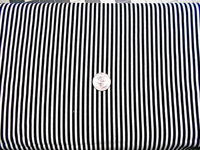 VIP FABRICS #47264-2 BLACK&WHITE 1/8TH'' STRIPES BY THE YARD