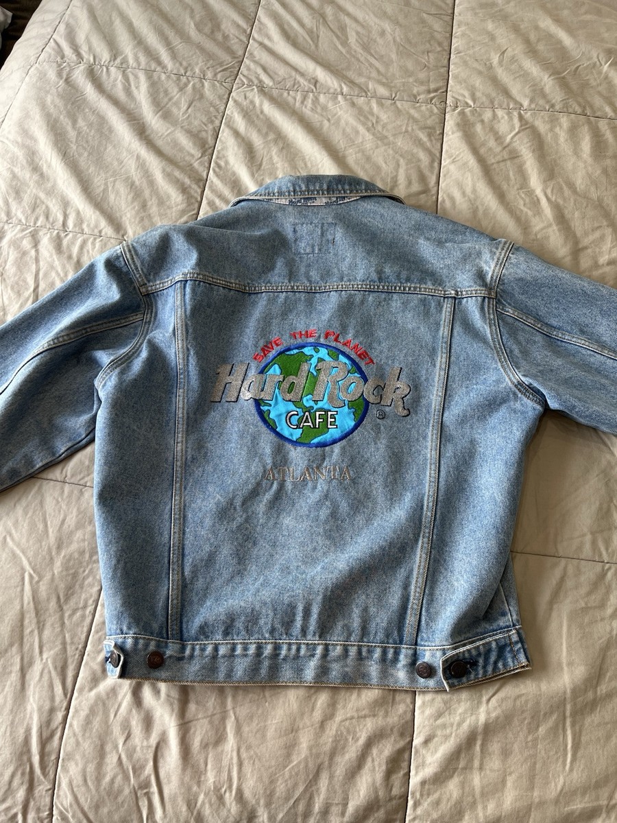 Denim Jacket Jaqueta Hard Rock Cafe Vintage Hard Rock Cafe Atlanta
