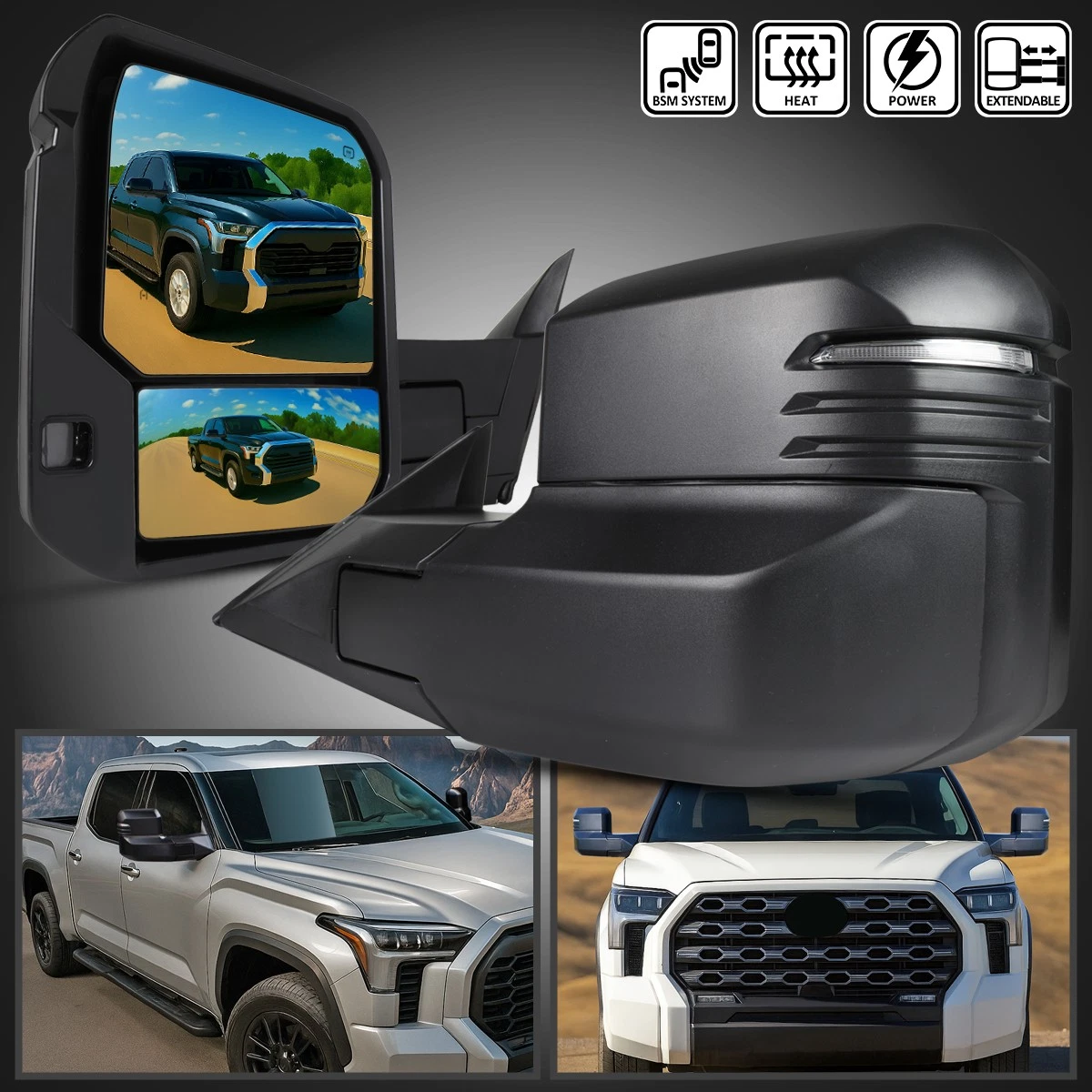 Mirror Assemblies for 2023 Toyota Tundra for sale | eBay