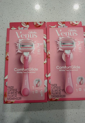 2ct Gillette Venus Women's Comfortglide Blade Disposable Razor White Tea