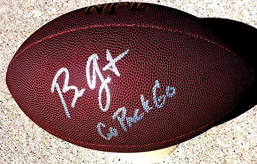 GREEN BAY PACKERS Brian Gutekunst SIGNED NFL Football JSA COA