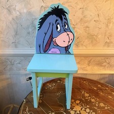 Vintage Winnie the Pooh Eeyore Wooden Children s Chair