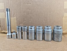 Snap-on 34 Drive Socket Lot Usa Ls282 Ls302 Ls422a Ls522 L62 Adapter Extension
