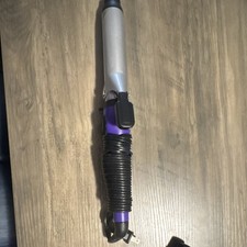 Electric Curling Iron Purple Silver Black