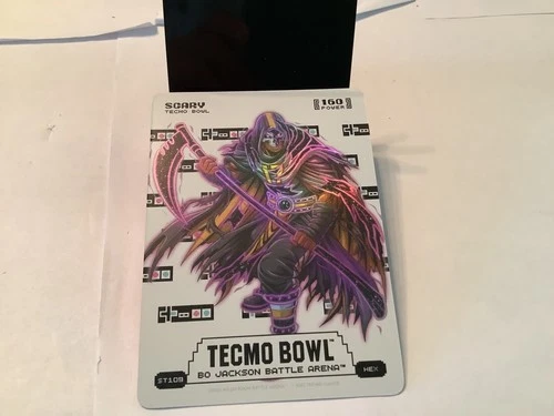 2026 BO JACKSON BATTLE ARENA TECMO BOWL SCARY HEX SORE THUMB SSP