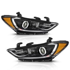 Headlights Assembly Left Right Halogen for Hyundai Elantra 2017-2018 Not Fit GT