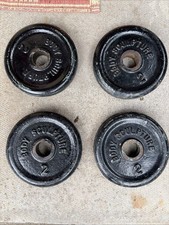 4 x 2Kg Body Sculpture Dumbbell Weights