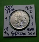 1926 D Peace Dollar VAM 1I CHOICE GEM Brilliant Ultra Rare BU Grade Silver Coin