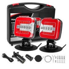 Wireless Trailer Lights Magnetic - Adjustable Magnetic Tow Light with 2 Style H