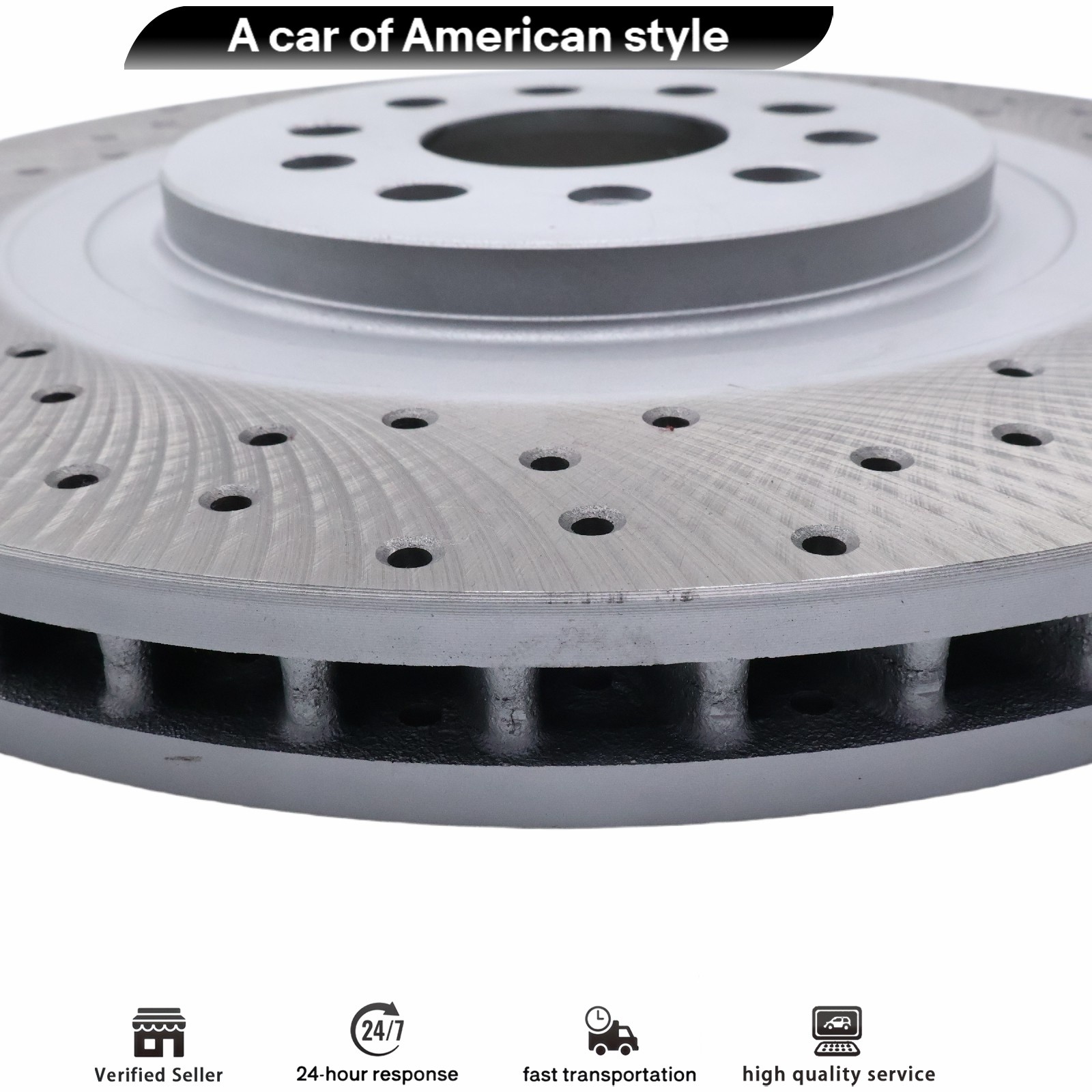 Maserati Ghibli S 2014 Front Brake discs Pair P/N 670030935