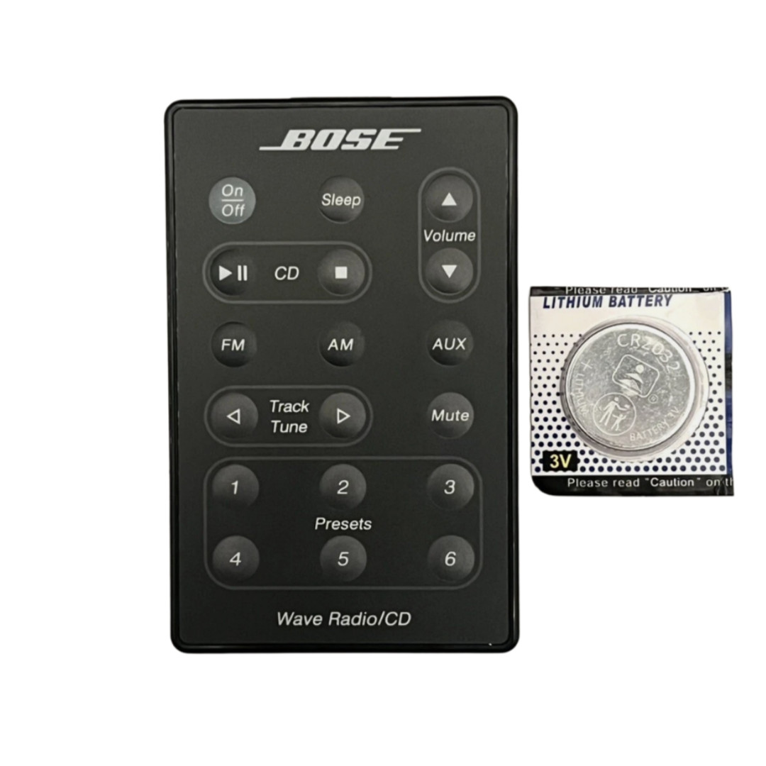 Remote for Bose Wave Radio/CD AWRC-1G AWRC-1W AWRC-1P 193334-B10 +Battery