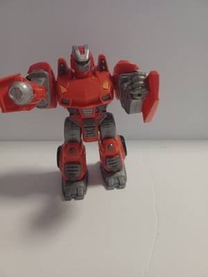HAP-P-KID Cybotronix MARS Attack Robo Squad Transformer Robot Figure- UNTESTED