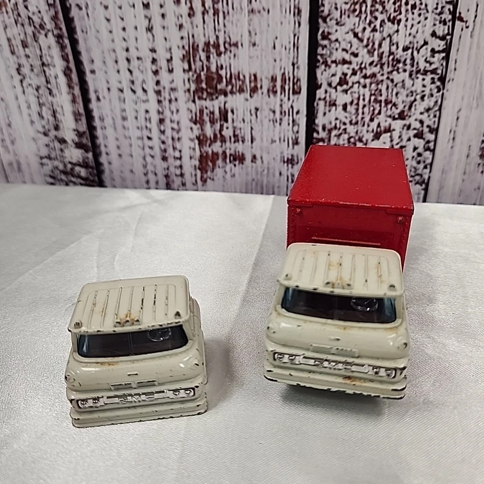 COX MINI POWER GMC EE. UU. FURGONETA DE CAMIÓN SHINSEI CON CABINA EXTRA JAPÓN AÑOS 60 Foto 3 de 4