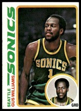 1978-79 Topps #39 Gus Williams Seattle SuperSonics
