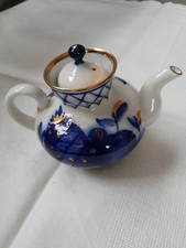 Kleine Kanne Lomonossov Porzellan Früchte Motiv 90-er Jahre