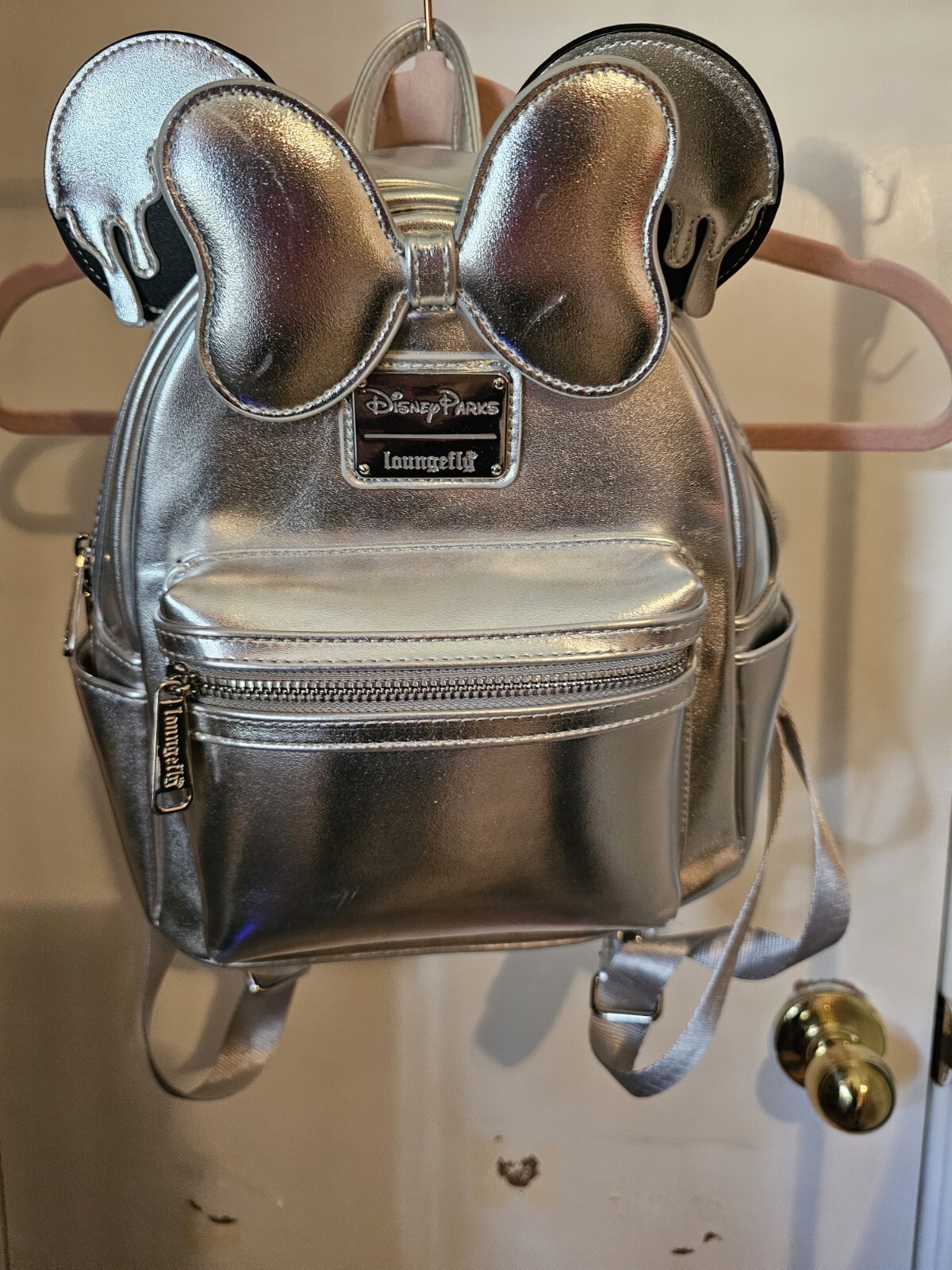 loungefly mini backpack Silver Drip 100th Anniver… - image 1
