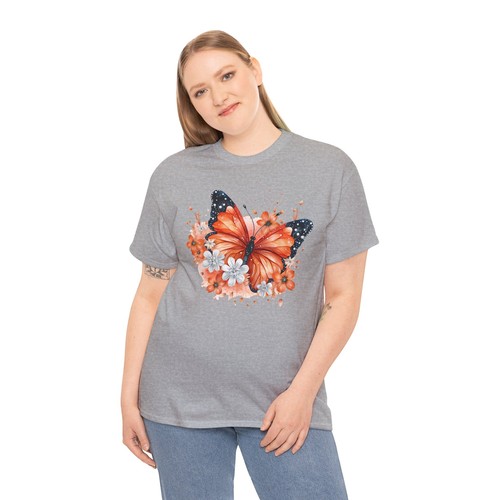 Butterfly Graphic Tee Women’s Aesthetic Oversized T-Shirt Trendy Retro Cute - Picture 36 of 85