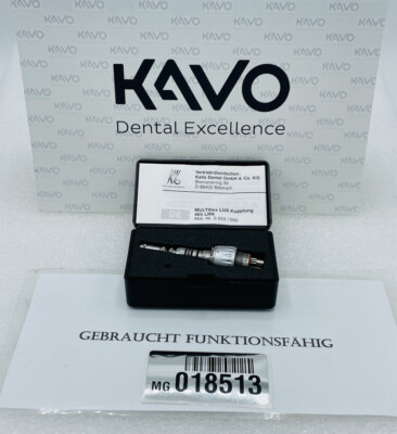 KaVo MULTIflex LUX 465 LRN Turbine Coupling with Light Used MG018513