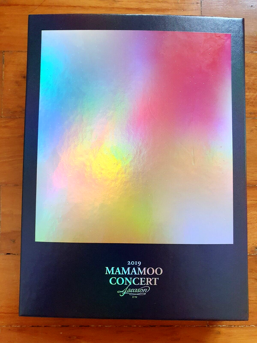 Mamamoo Official 4Season FW Concert DVD Kpop Album Photocard