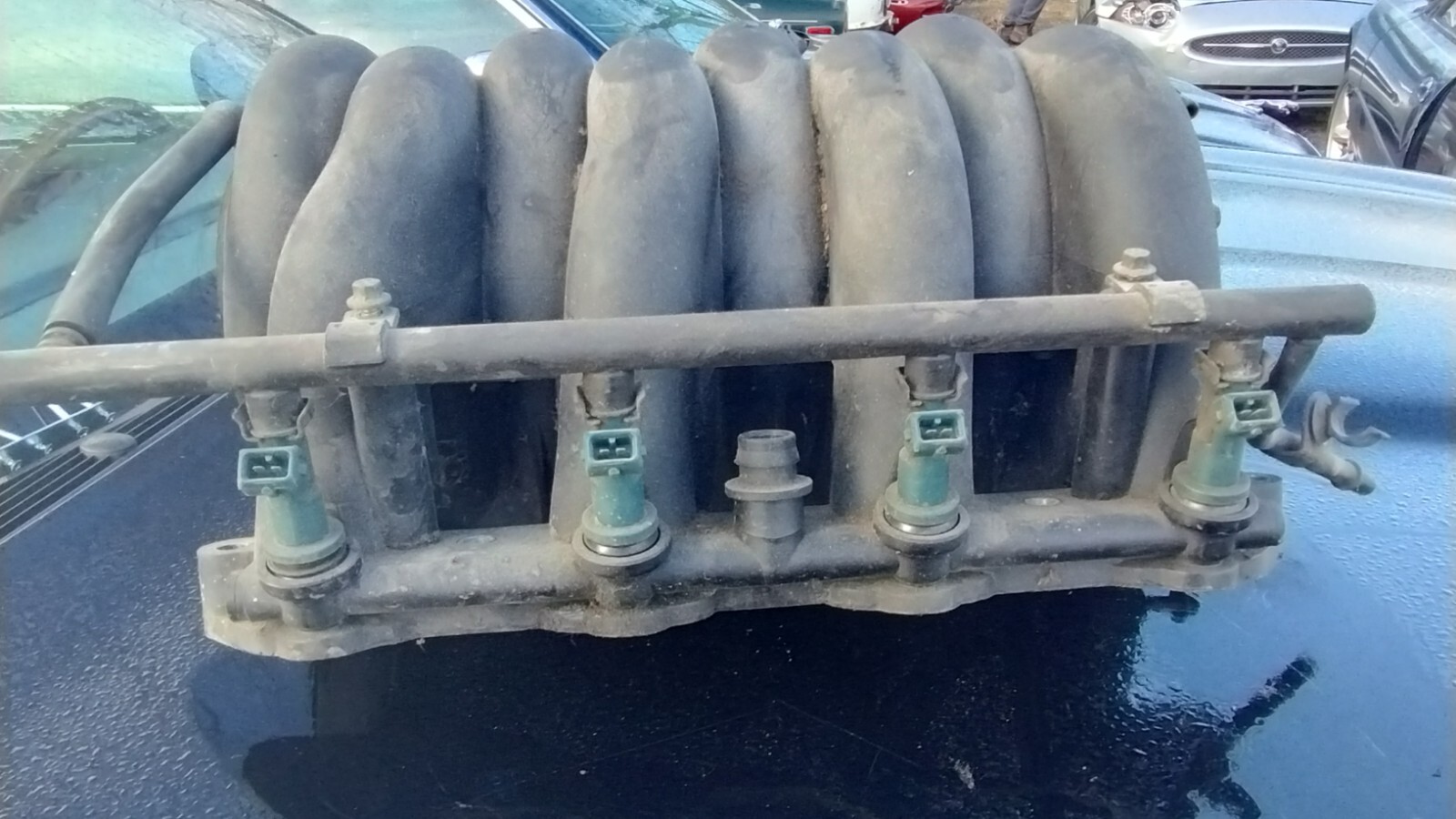 99-03 JAGUAR X100 XK8 4.0L AJ27 ENGINE INTAKE MANIFOLD XW93-9C663-CC ...