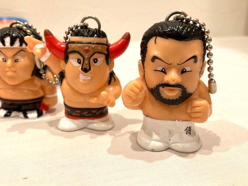 New Japan Pro Wrestling figure Key chain Lot 19 set retro rare Japan m599 - Picture 11 of 12
