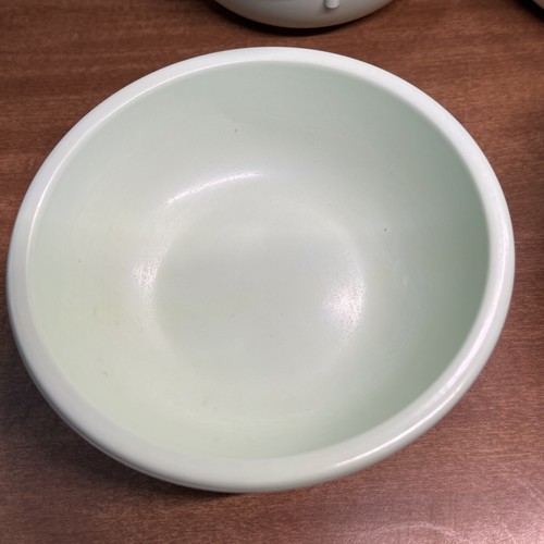 Mid Century Vintage King-Line Melamine Melmac 108 Mint Green Cereal Bowls Set 22 - Picture 2 of 12