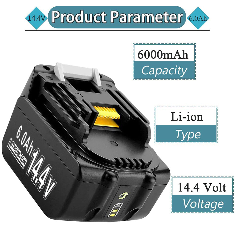 makita 1460B バッテリー Enelife マキタ 互換 バッテリー 【BL-1460B/HC】14.4V/6000mAh ＜高