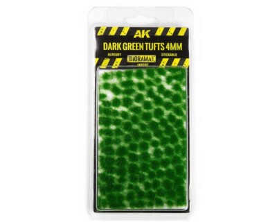 AK Interactive Dark Green Tufts 4mm AK8245 Modellbau