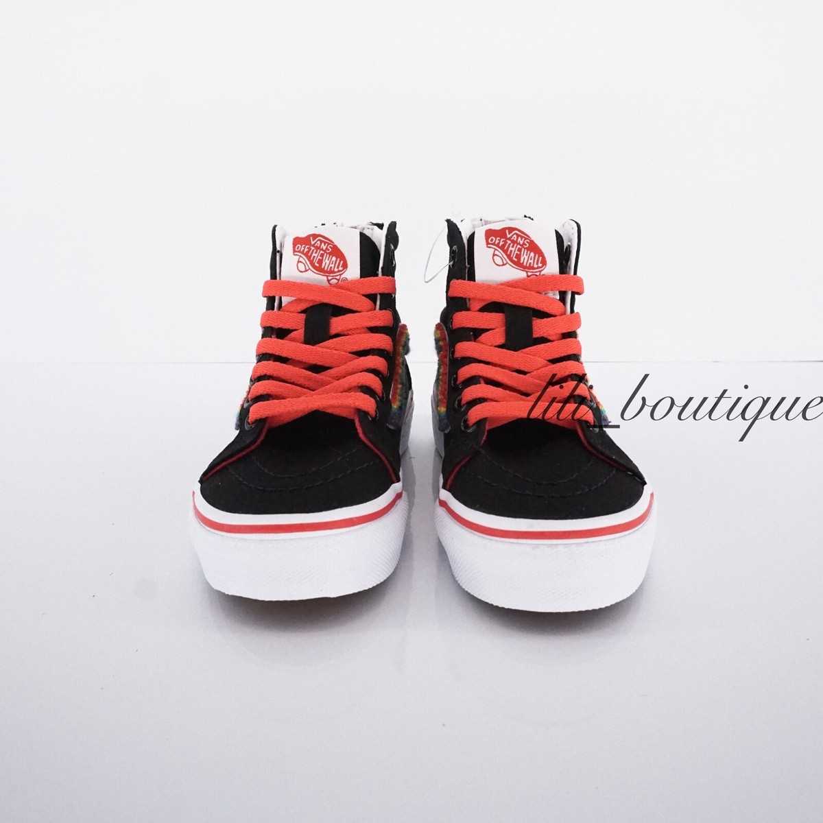 BABYL × Vans Sk8-Hi \"Black/Red\" Vans Blends x Born Free x SK8-HI Reissue LX 'Black' VN0A3A7KKXU
