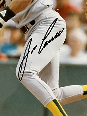 Someone - Orbit II Vinyl 直筆サイン入り Jose Canseco 40/40 Autographed Photo Early 90's Stacks of