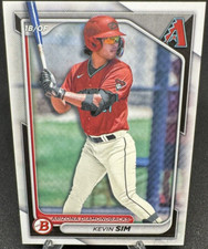 2024 Bowman Base Kevin Sim #BP-34 Arizona Diamondbacks Prospect Baseball Card