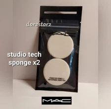 MAC Cosmetics *STUDIO TECH SPONGE* / 2 Sponges / New in box